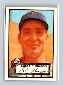 1952 Topps Bobby Thomson #313