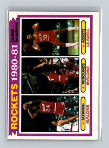 1981-82 Topps Moses Malone/Allen Leavell - Houston Rockets #52